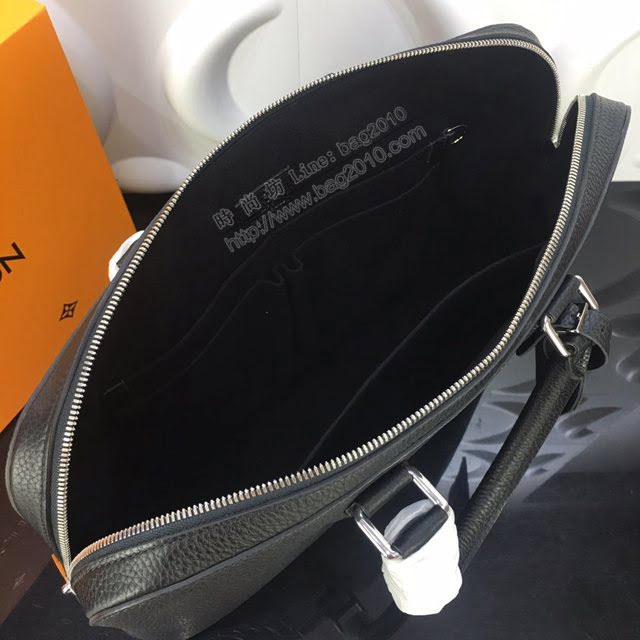 lv新款包包 路易威登Victor公事包 Taurillon皮革 lv手提肩背男士公事包 M41352  ydh3911